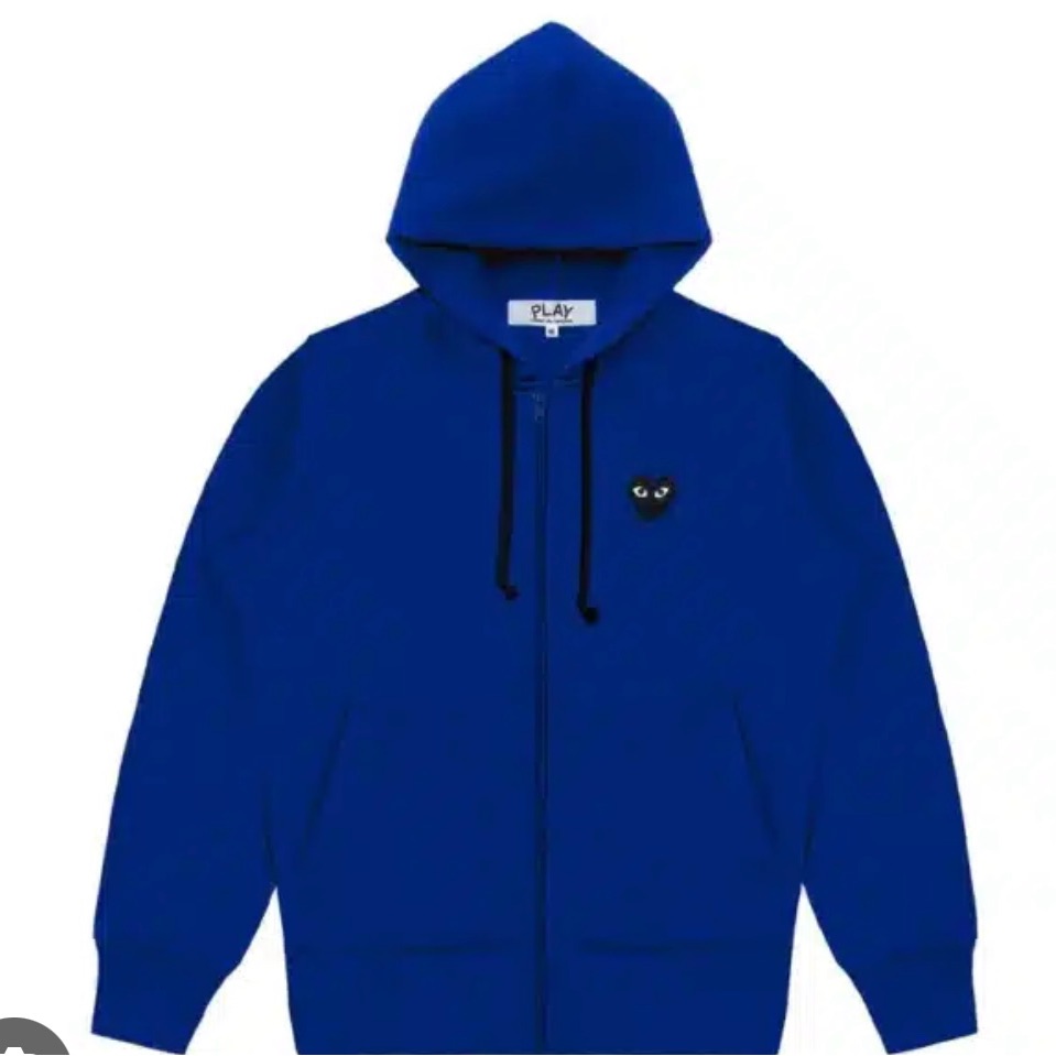 Comme Des Garons Play Royal Blue Jacket